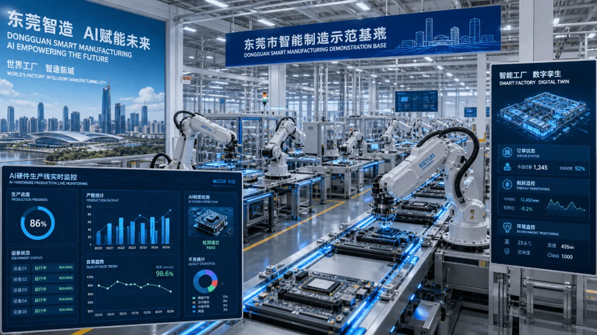 Smart manufacturing production line in Dongguan